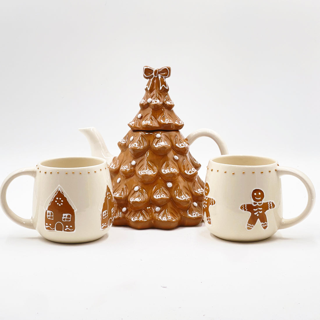 Ceramic Gingerbread Treepot