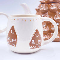 Ceramic Gingerbread House Mug - Exquisite Homewares 