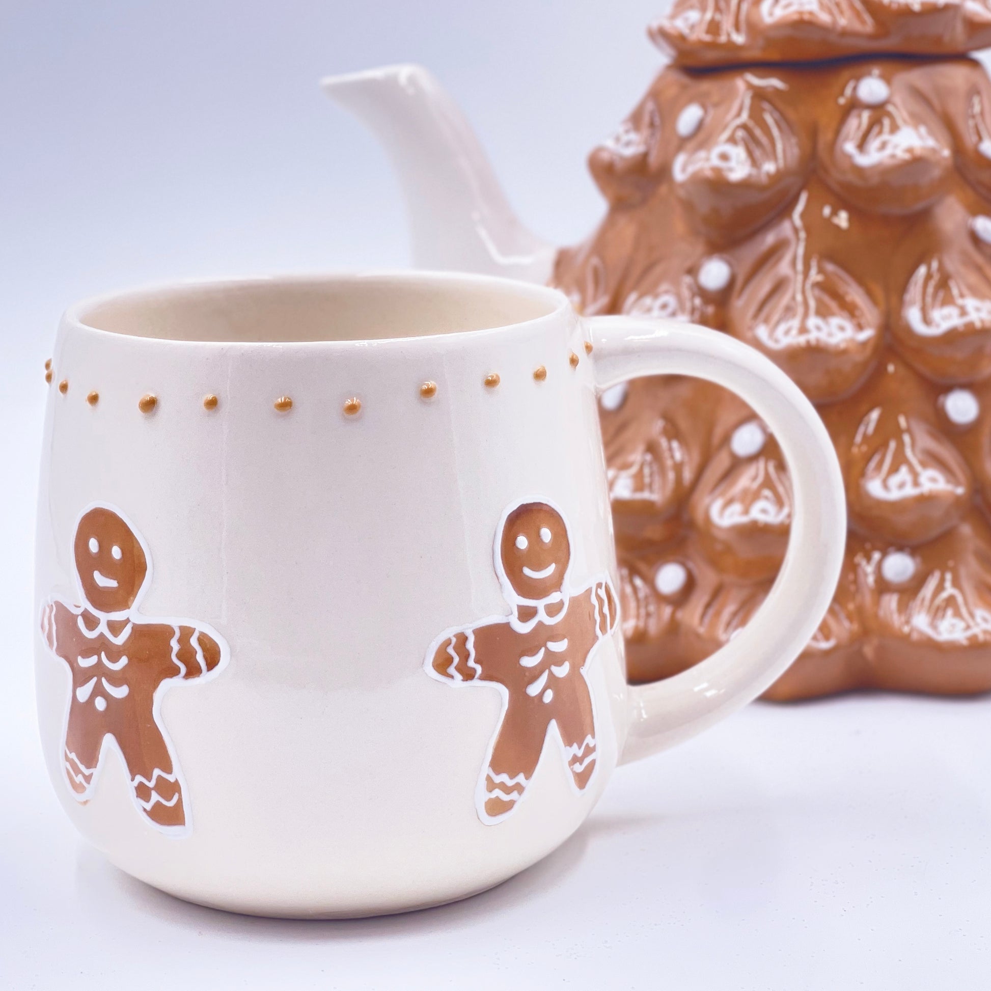 Ceramic Gingerbread House Mug