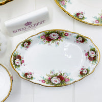 Royal Albert Vintage Celebration Sugar, Creamer and Tray