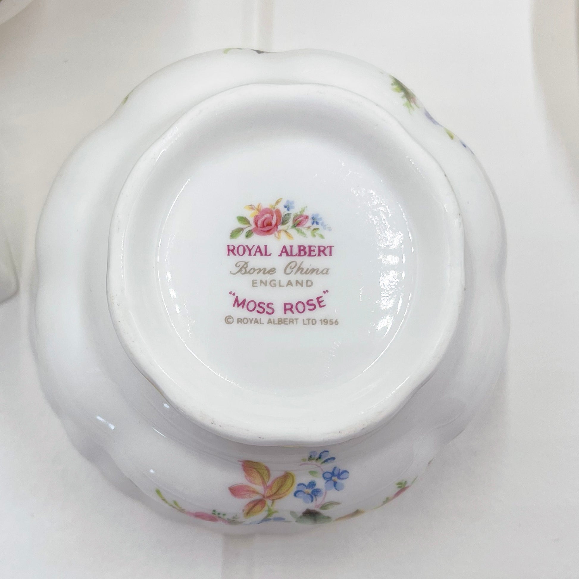 Royal Albert Vintage Moss Rose Open Sugar Bowl