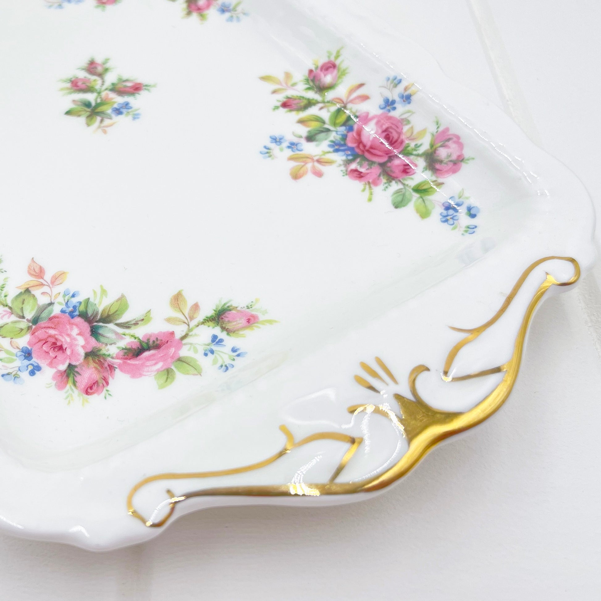 Royal Albert Vintage Moss Rose Sandwich Tray