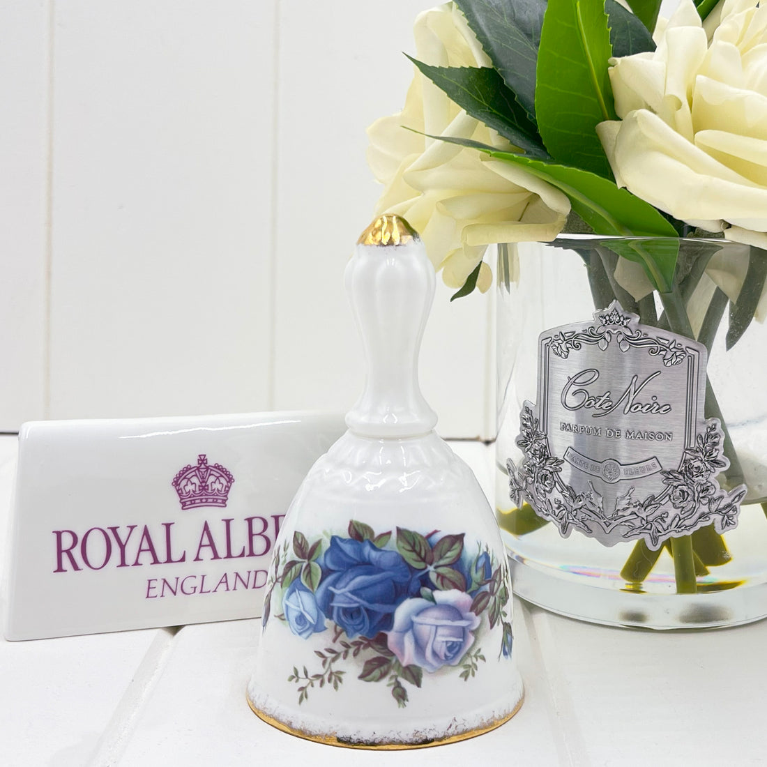 Royal Albert Vintage Moonlight Rose Dinner Bell