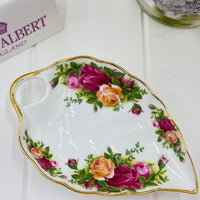 Royal Albert Old Country Roses Leaf Dish