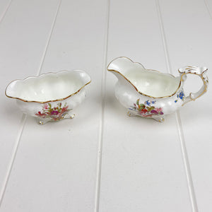 Hammersley & Co Vintage Sugar and Creamer