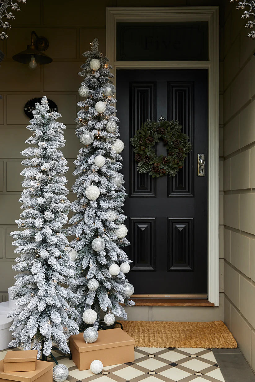 White Swirl Bauble