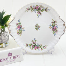 Load image into Gallery viewer, Royal Albert Vintage Moss Rose Tabbed Cake Plate
