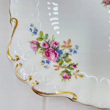 Load image into Gallery viewer, Royal Albert Vintage Moss Rose Tabbed Cake Plate
