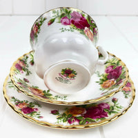 Royal Albert Vintage Old Country Roses Tea Trio - Exquisite Homewares 