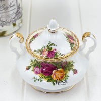 Royal Albert Old Country Roses Covered Sugar Bowl