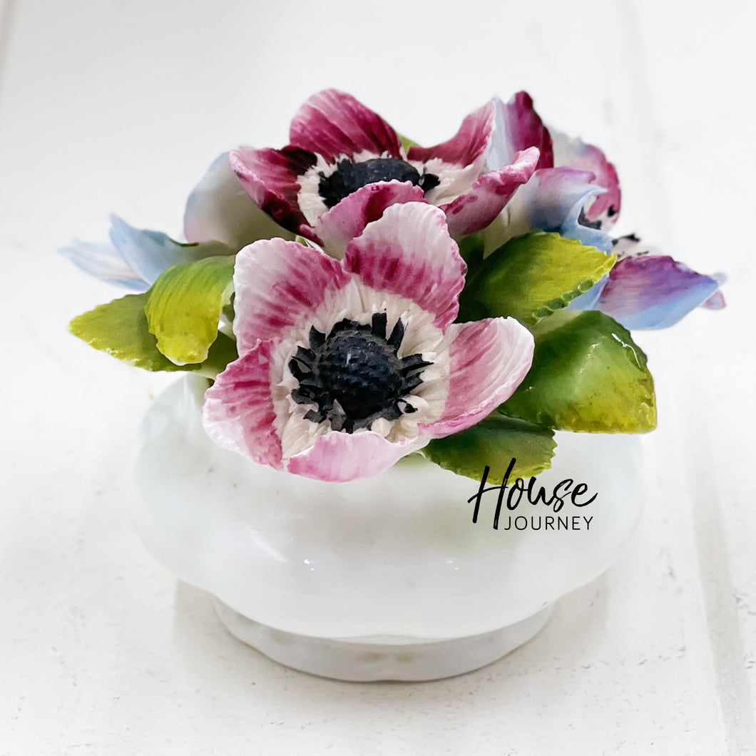 Royal Albert Flower of the Month Anemones March Posy