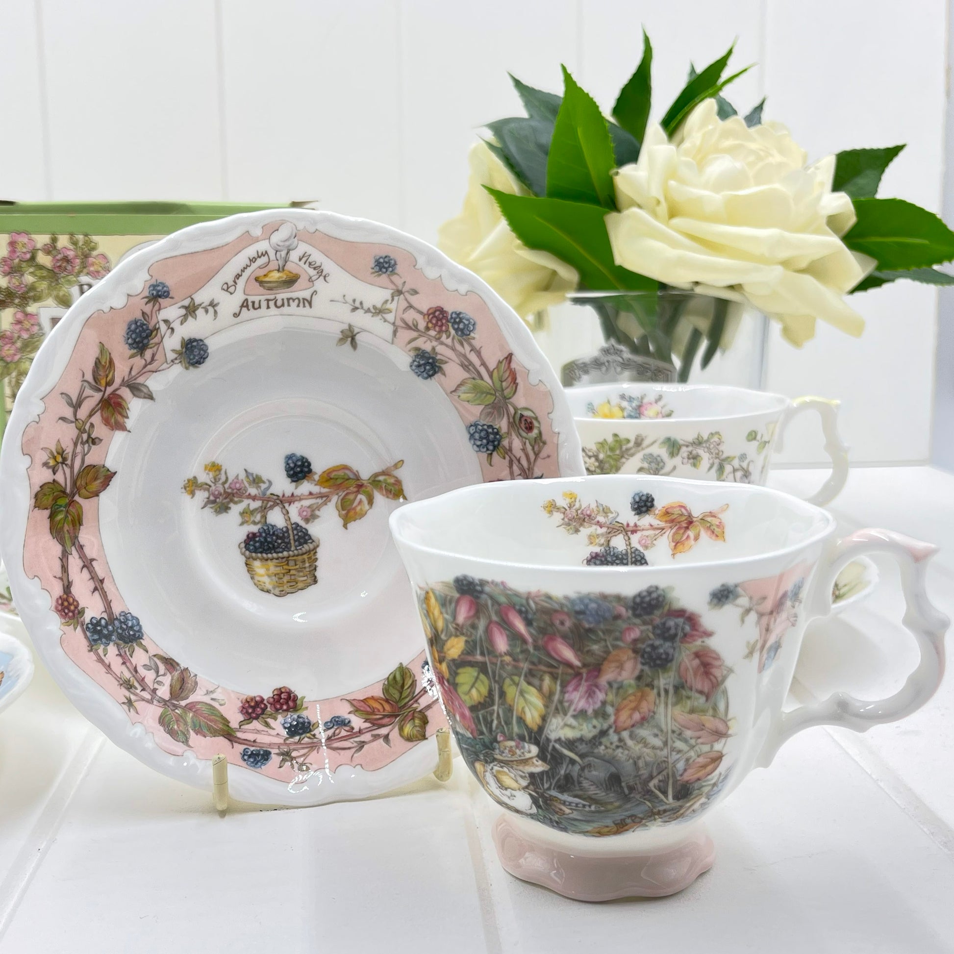 Royal Doulton Brambly Hedge Four Seasons Cup and Saucer - Autumn