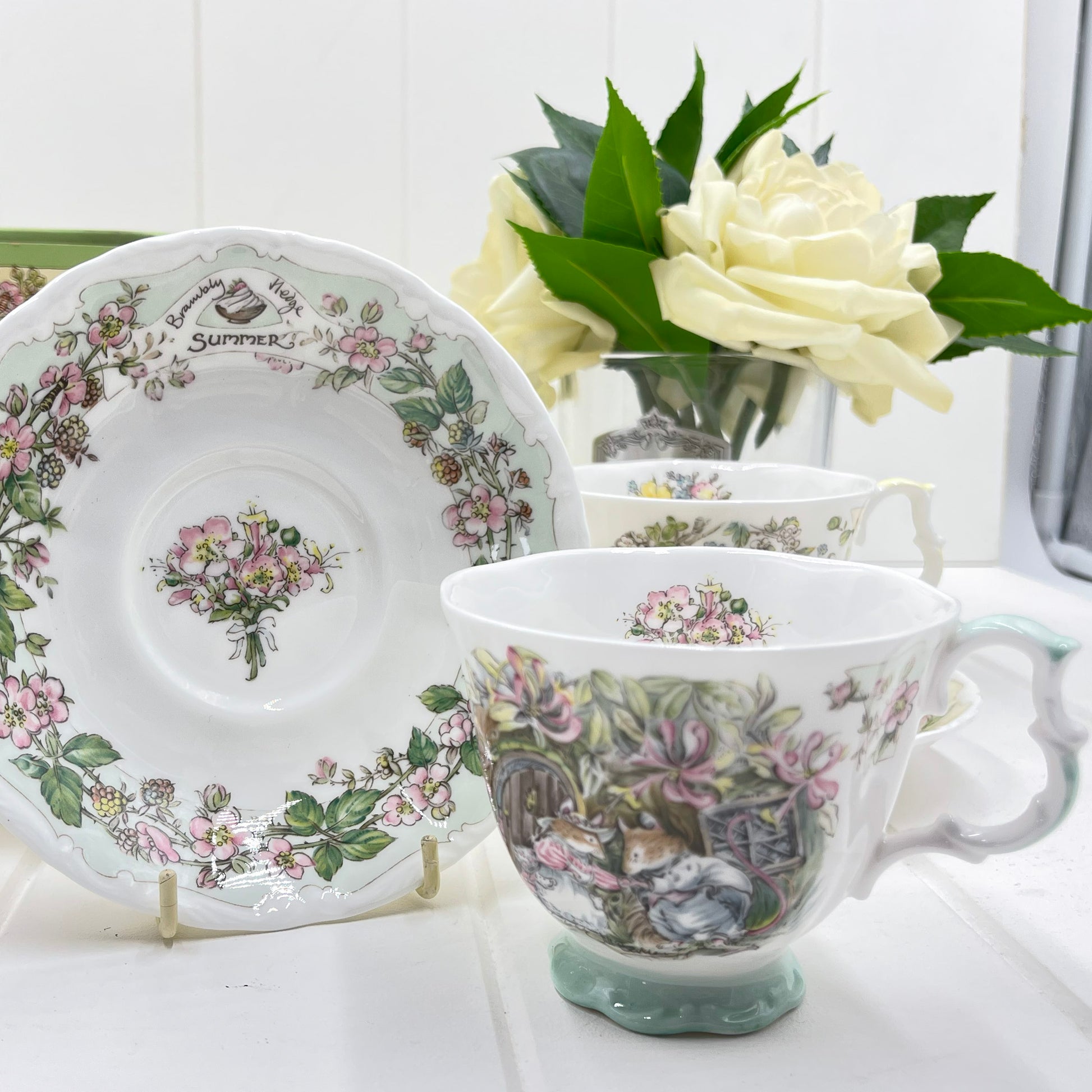 Royal Doulton Brambly Hedge Four Seasons Cup and Saucer - Spring