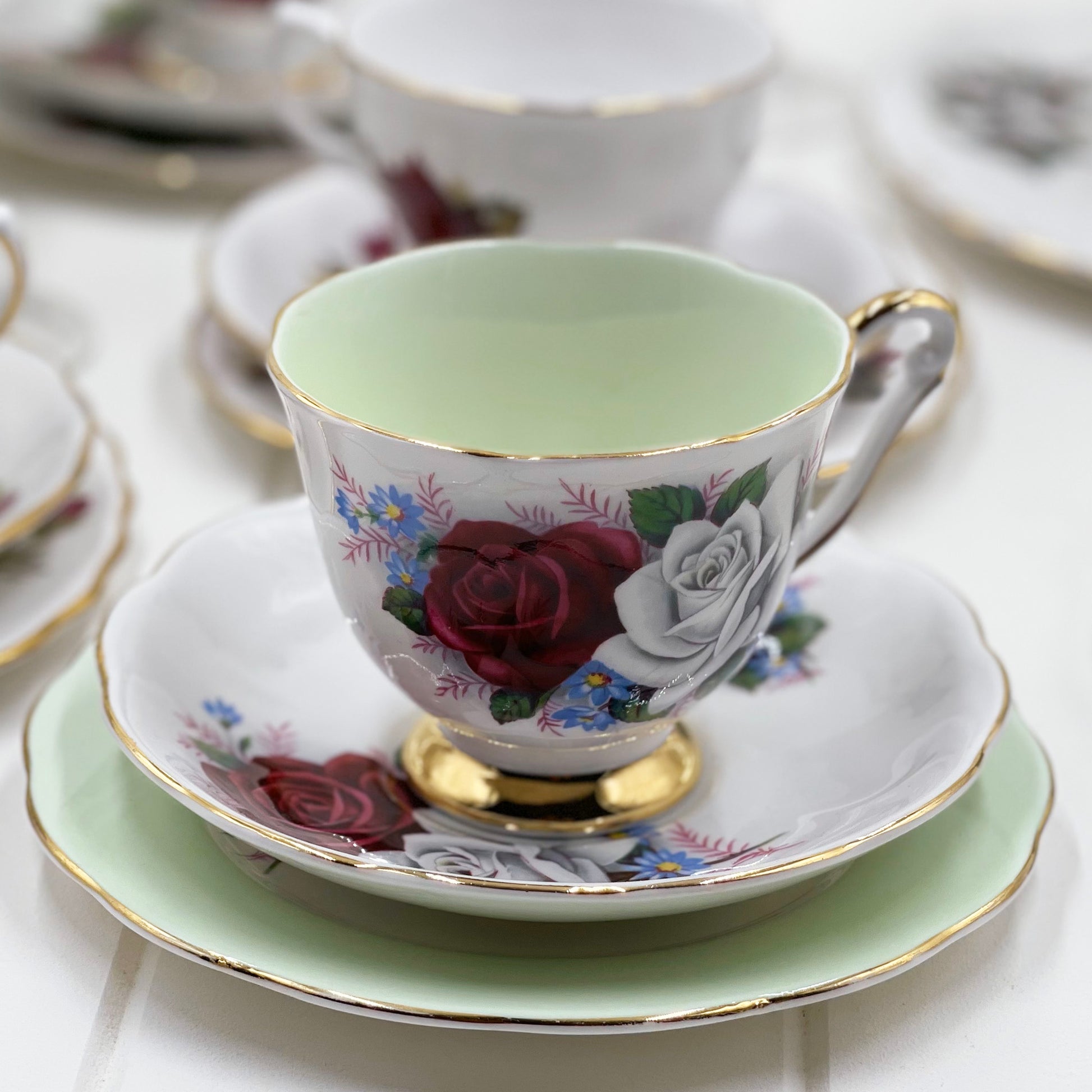 Royal Albert, Shelley, Queen Anne, Duchess, Colclough Crazy High Tea Set