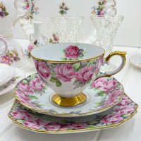Royal Albert, Colclough, Coalport, Vera Wang Pink Crazy High Tea Set for Two.