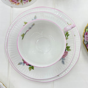 Royal Albert, Colclough, Coalport, Vera Wang Pink Crazy High Tea Set for Two.