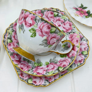 Royal Albert, Colclough, Coalport, Vera Wang Pink Crazy High Tea Set for Two.