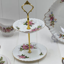 Load image into Gallery viewer, Royal Albert, Colclough, Coalport, Vera Wang Pink Crazy High Tea Set for Two.
