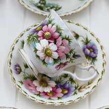 Load image into Gallery viewer, Royal Albert Vintage Flower of the Month October Cosmos Duo
