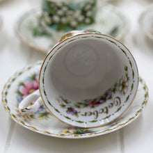 Load image into Gallery viewer, Royal Albert Vintage Flower of the Month October Cosmos Duo
