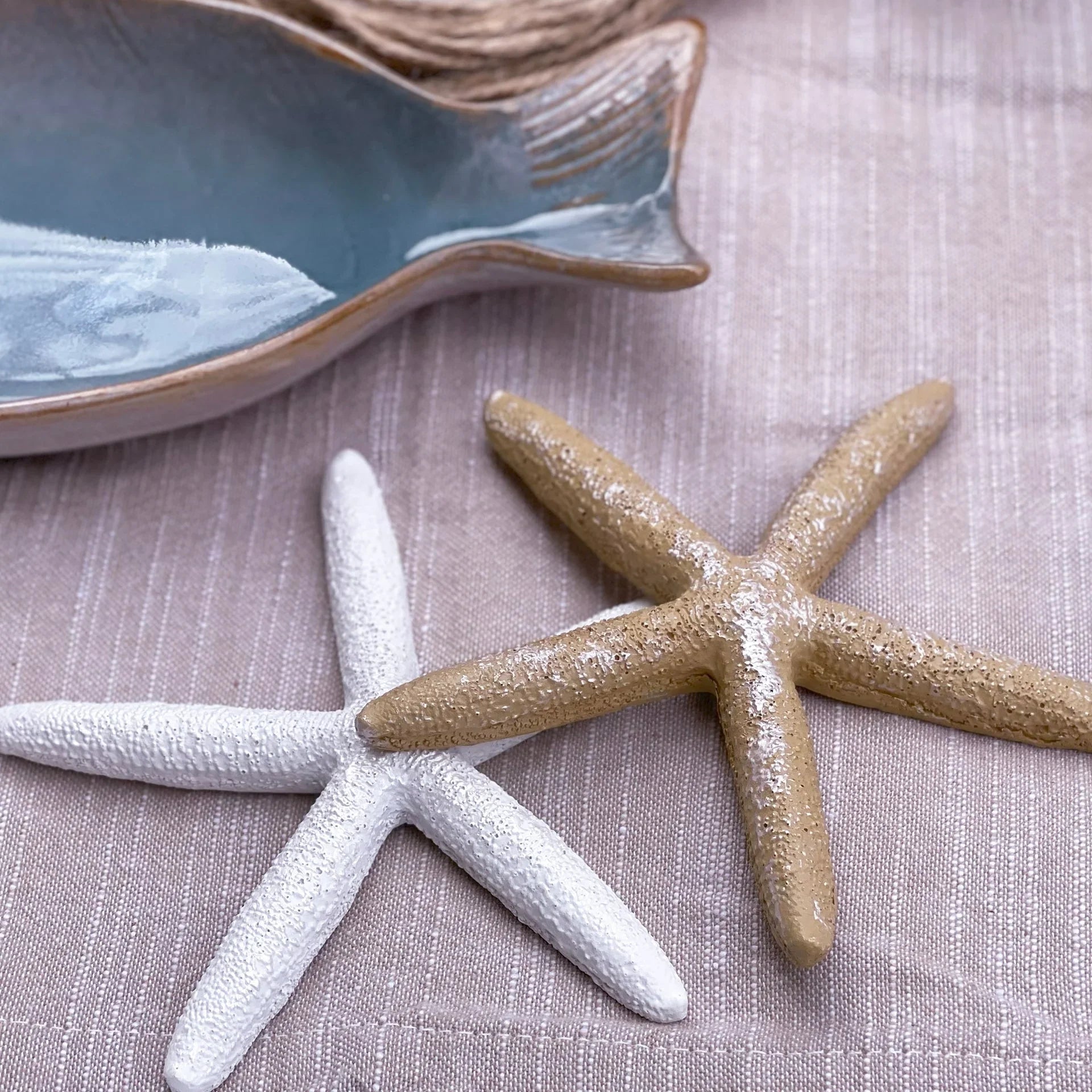 Set of 3 Hanging Starfish - 12cm