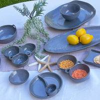 Grey-Blue Utensil Holder - House Journey