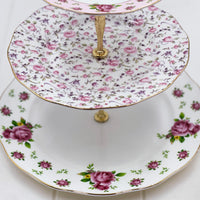 Royal Albert New Country Roses 3-Tier Cake Stand