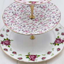 Load image into Gallery viewer, Royal Albert New Country Roses 3-Tier Cake Stand
