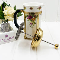 Royal Albert Vintage Old Country Roses Coffee Plunger / Cafetiere
