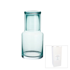 Britt Glass Water Carafe Tumbler in Aqua