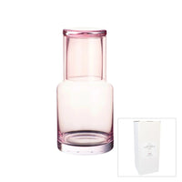 Britt Glass Water Carafe Tumbler Pink