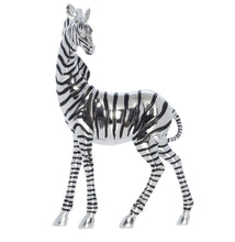 Load image into Gallery viewer, Silver and Black Zebra
