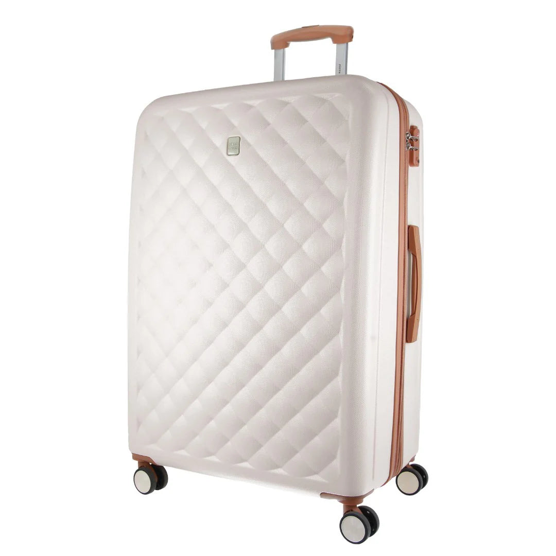 Pierre Cardin 54cm Cabin Hard Case White