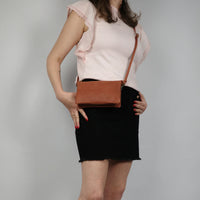 Pierre Cardin Leather Textured Crossbody/Clutch Bag