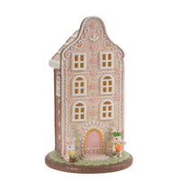 Pink LED Easter House - 33cm