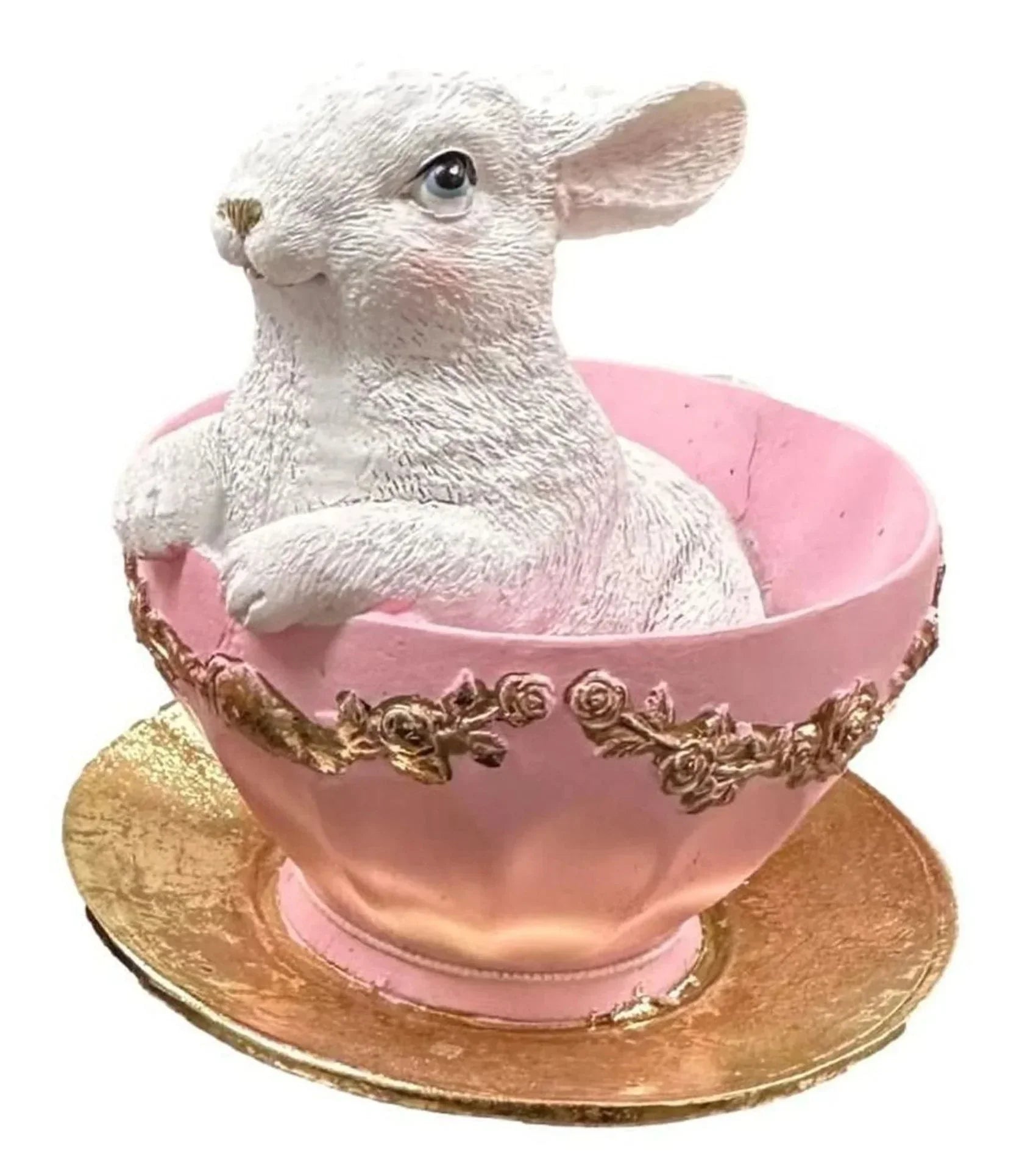 Deluxe Bunny in a Tea Cups - Sitting or Standing