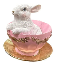 Deluxe Bunny in a Tea Cups - Sitting or Standing