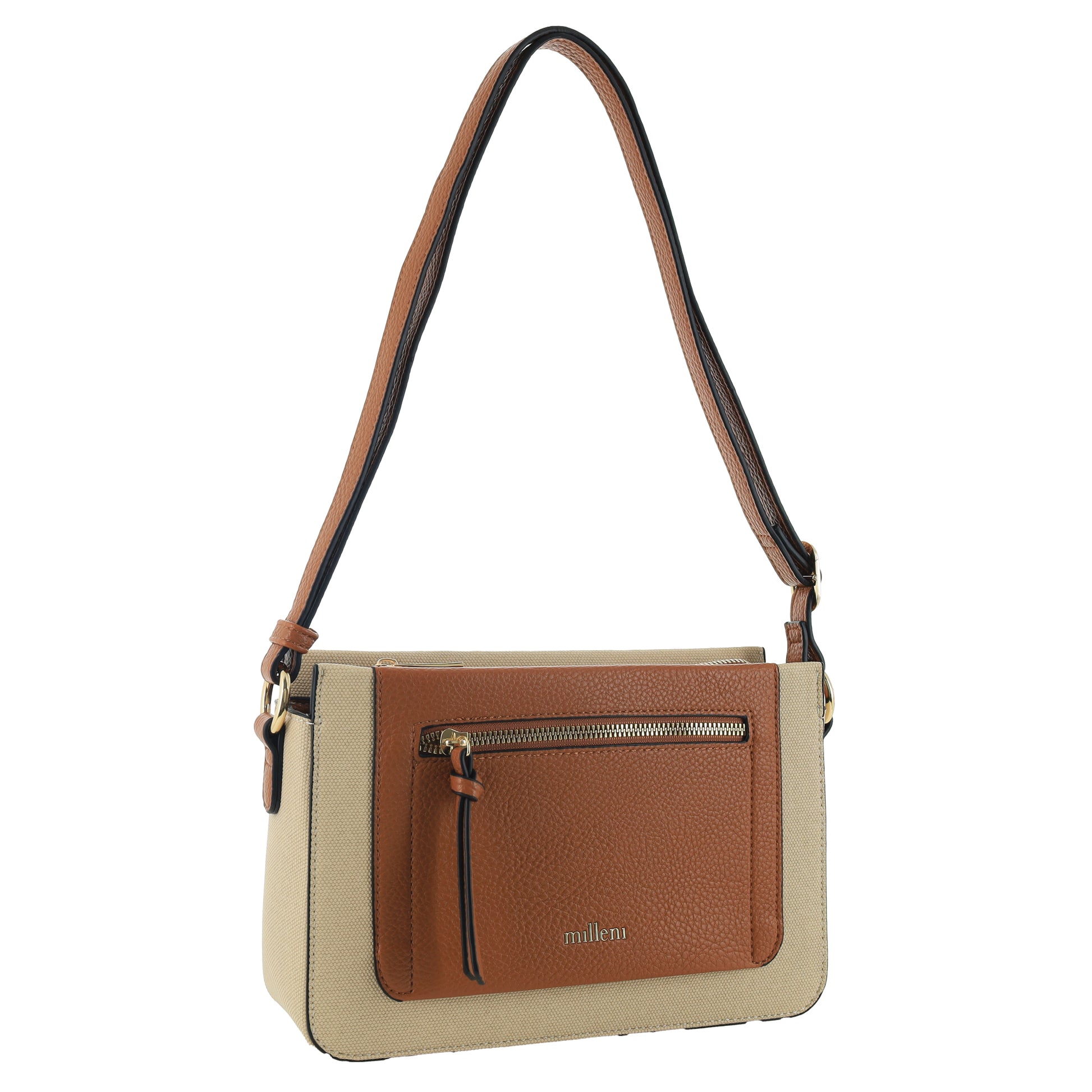 Milleni Cross-body Bag in Bone