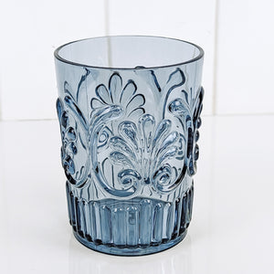 Acrylic Scollop Blue Tumbler