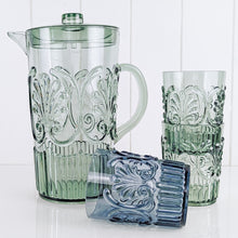 Load image into Gallery viewer, Acrylic Scollop Sage Green Pitcher
