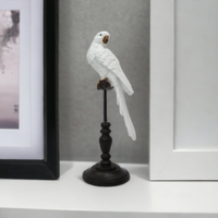 White Parrot on Stand