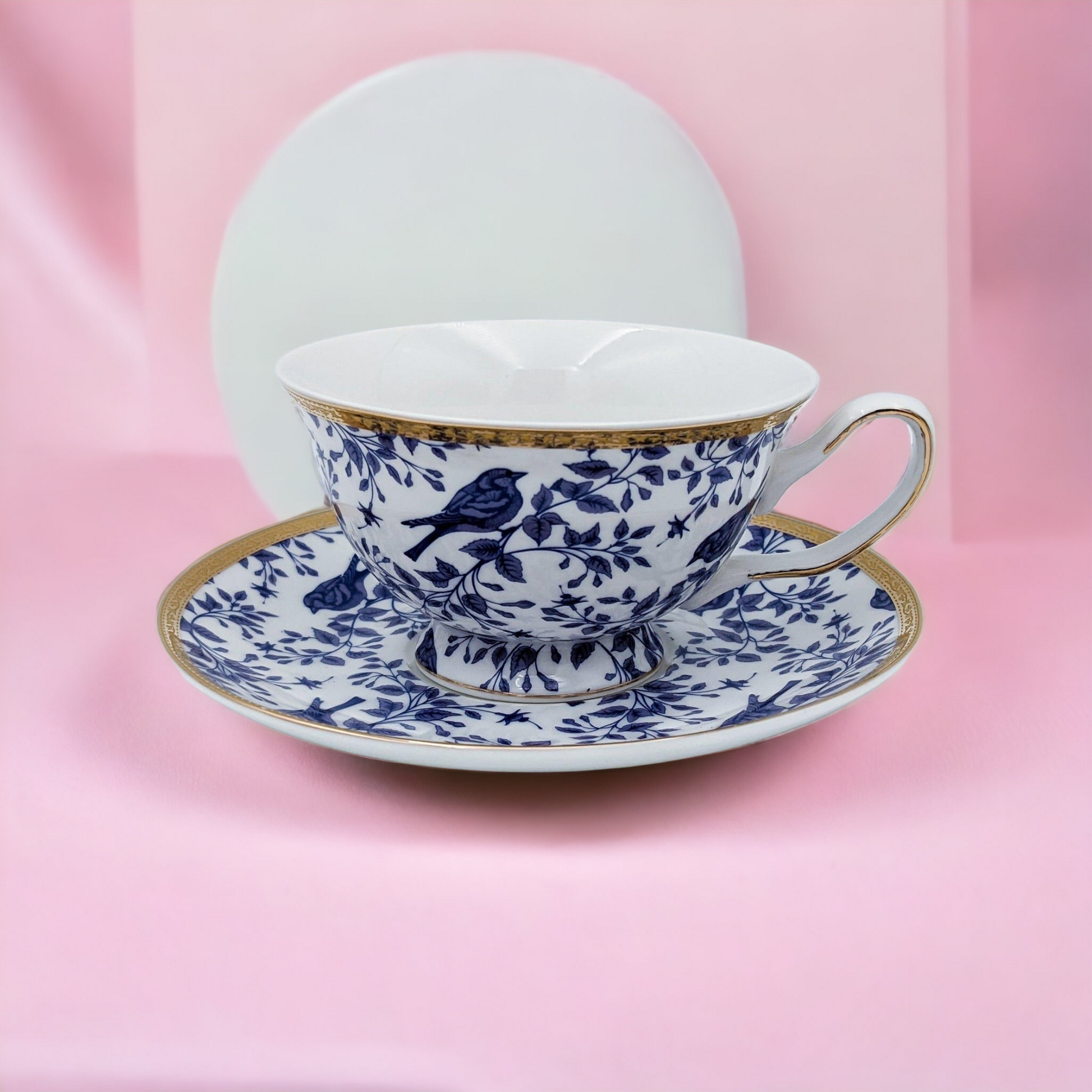 Blue Bird Cup & Saucer Set