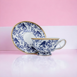 Blue Bird Cup & Saucer Set