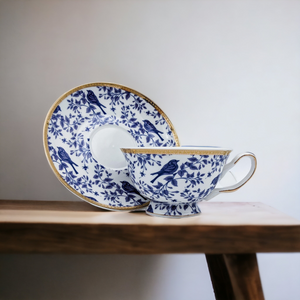 Blue Bird Cup & Saucer Set