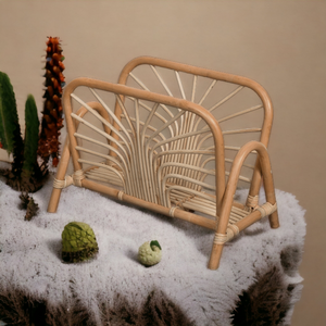 Rattan Magazine Rack