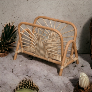 Rattan Magazine Rack