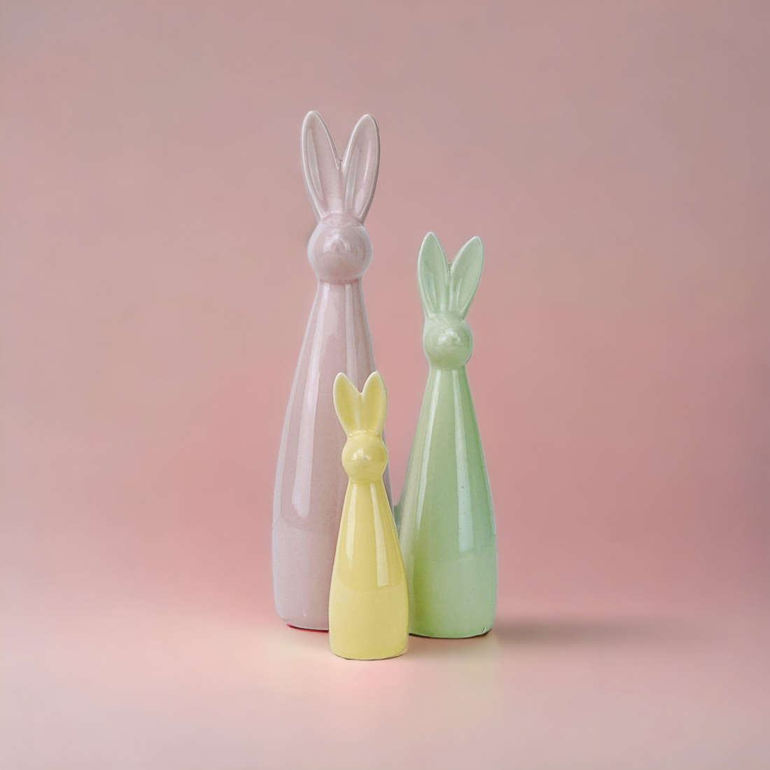 Easter Rabbits - Colourful Bunny Family