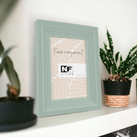 Sage Green Ripple 4x6" Photo Frame