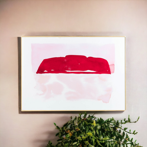 Uluru Pink Sunset Wall Art