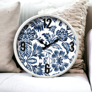 Rosie Floral Wall Clock